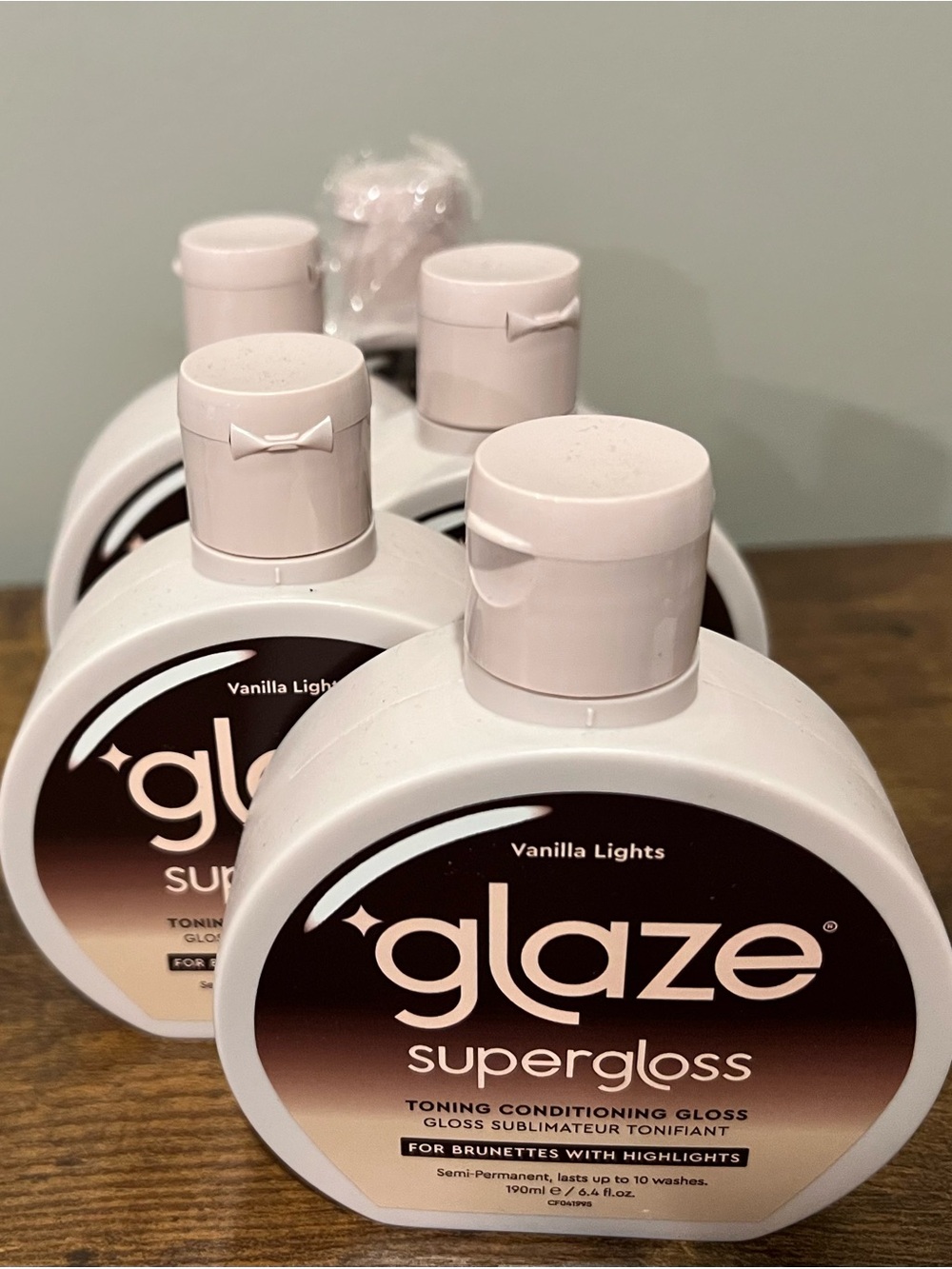 5 Glazes Supergloss Toning Conditioning Gloss - Vanilla Lights (Beige to Brown)